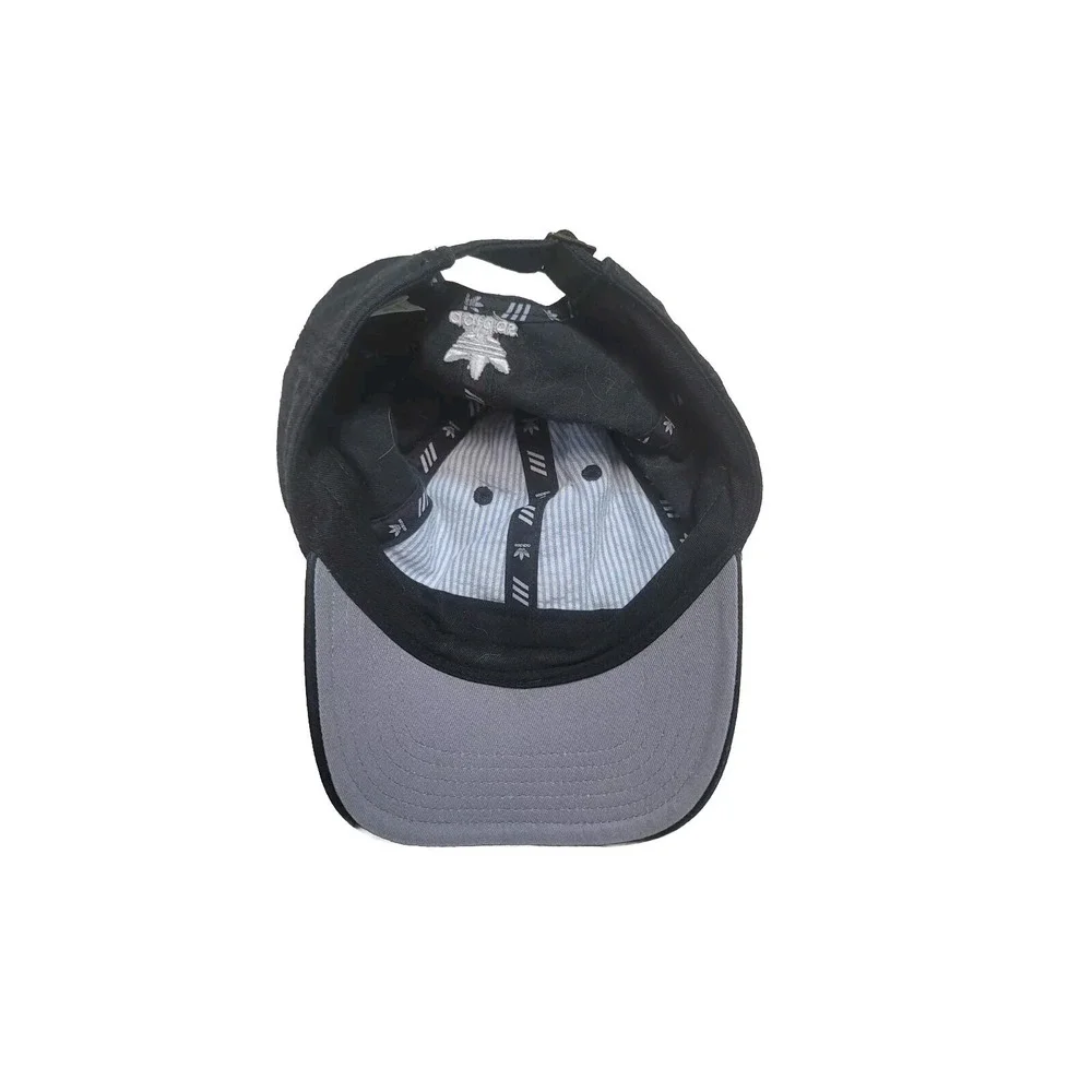 Adidas Adjustsble One Size Hat Black Cap‎ Youth Teens Good Condition